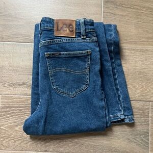 Lee Dark Wash Denim Flare Jeans